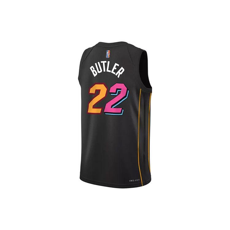 New Nike Nba Miami Heat City Edition Jimmy Butler 22 Dri FIT Swingman Jersey DB4034-010