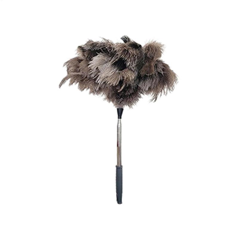 Electrostatic Duster Brush Extendable Feather Duster with Long Handle Fluffy Feather Duster for Cleaning Ceiling Fan Furniture