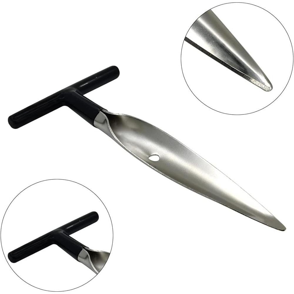 Coconut Opener, Stainless Steel Coconut Knife Tool for Easy To Open Thai Hawaii Young Coconuts