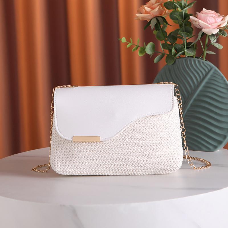 

Новая стильная плечевая сумка-цепочка с плетением 22*5.5*12.5*