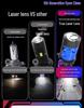 Universal Car & Motorcycle LED Headlight H4 Fish Eye Laser Lens - High/Low Beam