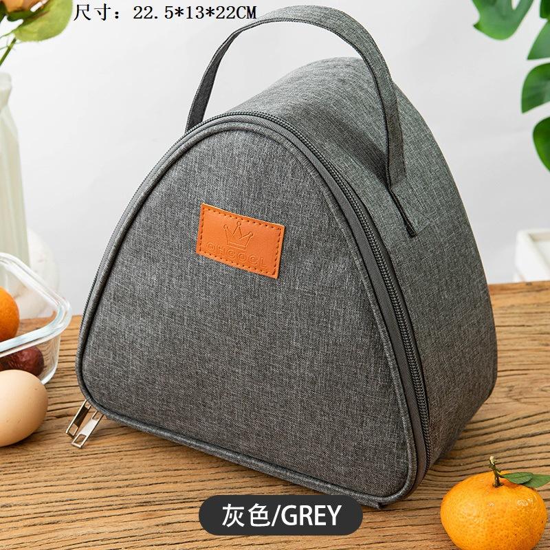 Aluminiumfolie Driehoekige Isolatietas Thermische Koeltas Lunchtas Student Rijstbal Tas Lunchbox Bento Ontbijt Draagtassen