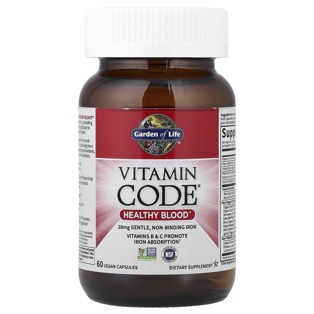 Vitamin Code®, Healthy Blood™, 60 Veggie Capsules