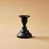 Metal Candle Holder Romantic Black Candle Stand Home Decor Stable Base for Dinner, Tabletop