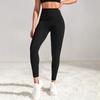Women's High Waisted Yoga Pants Ribbed Seamless Leggings Tummy Control Workout Gym Fitness