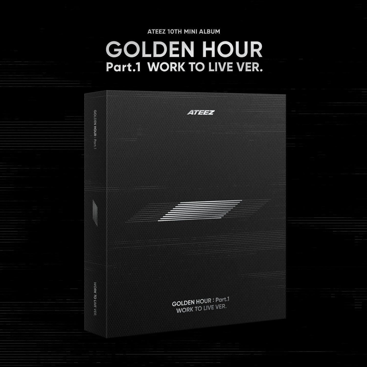 

ATEEZ - 10th Mini Album [GOLDEN HOUR : Part.1 ‘WORK TO LIVE VER.’] NO STORE BENEFIT