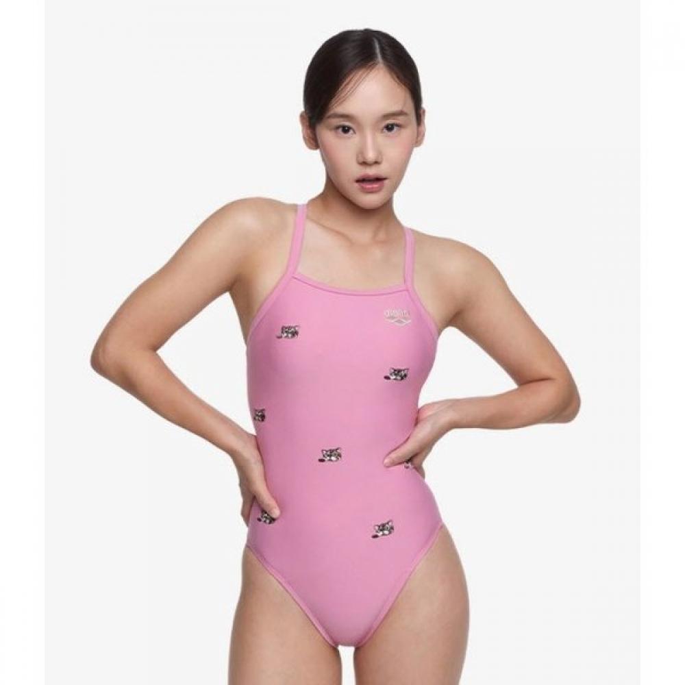 

Arena Women S Fluffy friendS 3 One Piece croSS Strap Back A5fl1co09 Pnk Pink/95