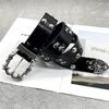 Versatile Retro Gothic Belt Adjustable Y2K Punk Belt PU Hip Hop Style Rivet Waist Belt Unisex