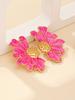 E-Commerce Alloy Enamel Earrings Fashion Trend Flower Earrings Simple And Fresh Flower Stud Earrings Jewelry