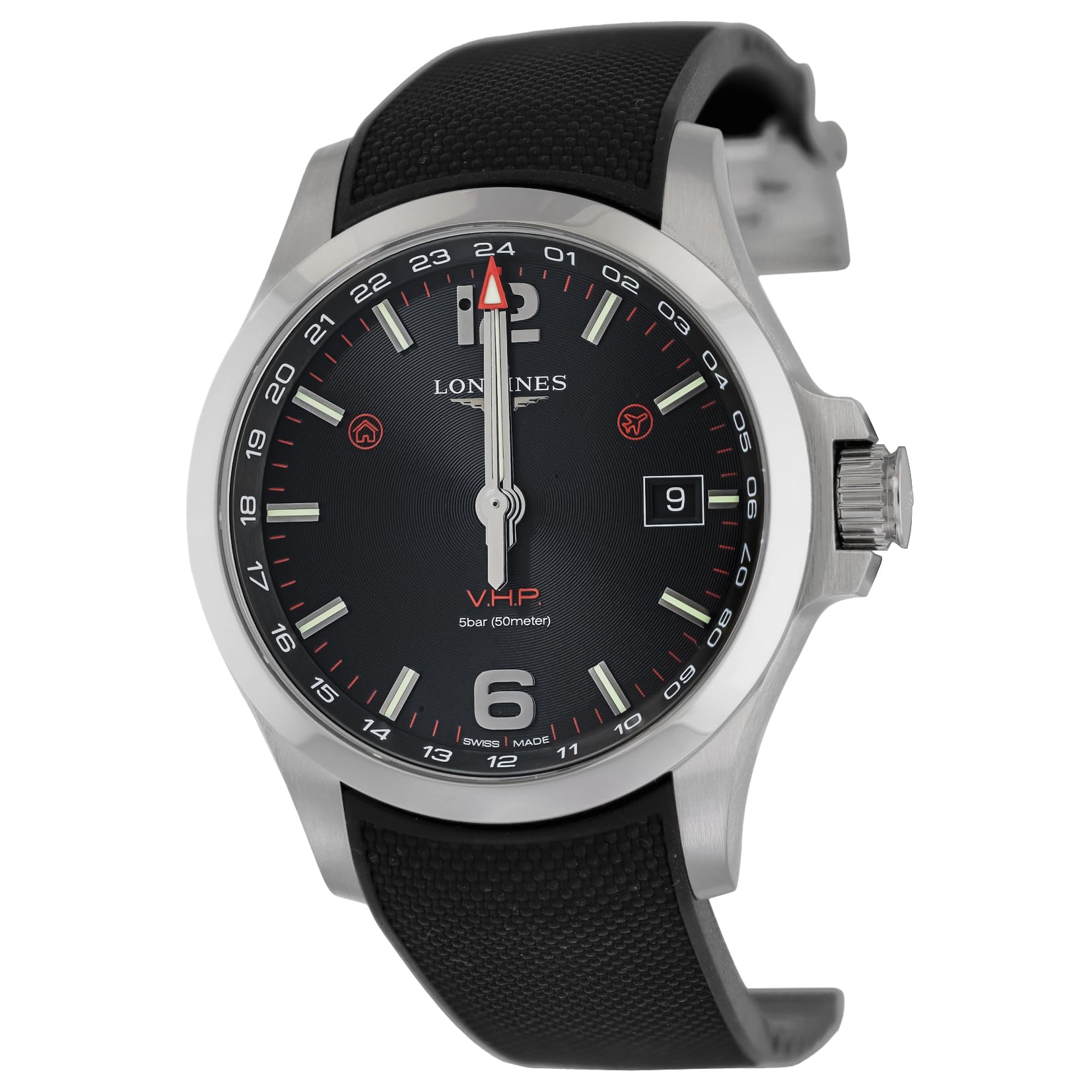 

Casual watch Conquest P black [Longines] V. H. L3.728.4.56.9 Men s [item]