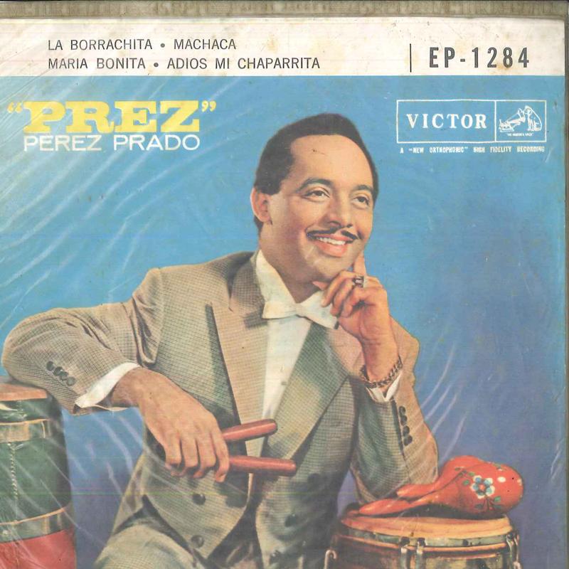 

7inch Record PEREZ PRADO & HIS ORCHESTRA - Prez EP1284 VICTOR Japan Latin Used