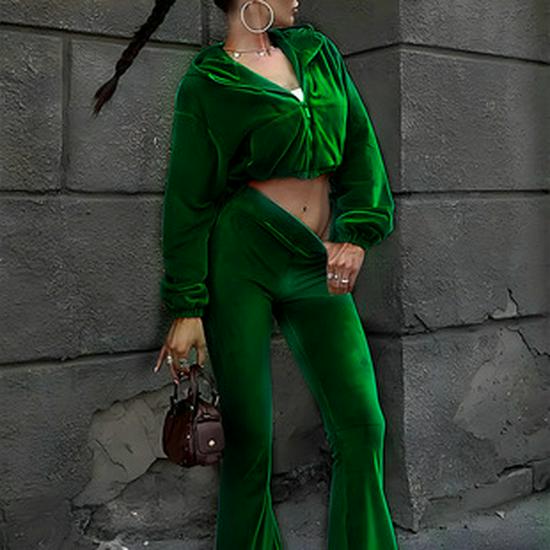 FD1541 Women's Fashion Solid Color Loose High-Waisted Nine-Point Suit Pants - New Spring/Autumn Style 2024