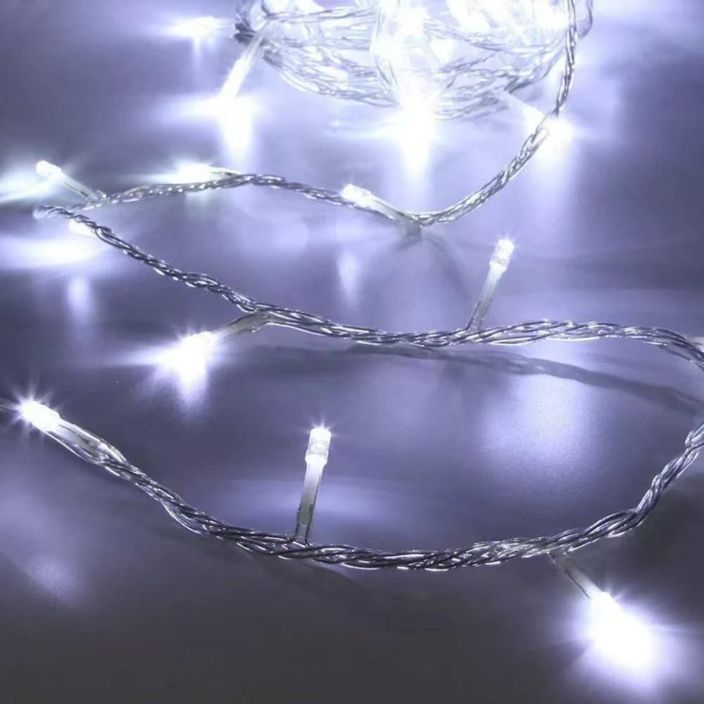 Cross-border LED Battery Box Transparent String Fairy Lights for Christmas Party Decoration 1.5m 10 lights