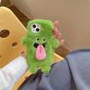 Cute Plush Magnetic Tongue-Sticking Little Monster Phone Case For iPhone 15 14 11 12 13 Pro Max Creative Anti-Drop Phone Cover