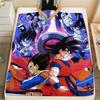 Dragon Ball Characters pattern Flannel Blanket, High quality Comfortable for All Seasons, Home Decor, Warmth and Comfort, Perfect for Gifts.
