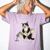 Vintage Cat Marilyn Shirt and Kids Tshirt, Retro Black Cat Graphic Tee, Comfort Colors®