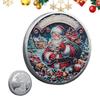 Christmas Coin Commemorative Coin Collection Crafts Santa Claus Pattern Collection Coin Christmas Decorations Commemorative Coin