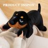Lebensechte Dalmatiner Plüschpuppe 60/80/100cm Simuliertes Schwarzes Hund Plüschtier Weiches Kuscheltier Junge Mädchen Geburtstagsgeschenk