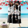 Tottenham Print Beach Towel, Large Soft Quick Dry Towel for Beach Camping Swimming