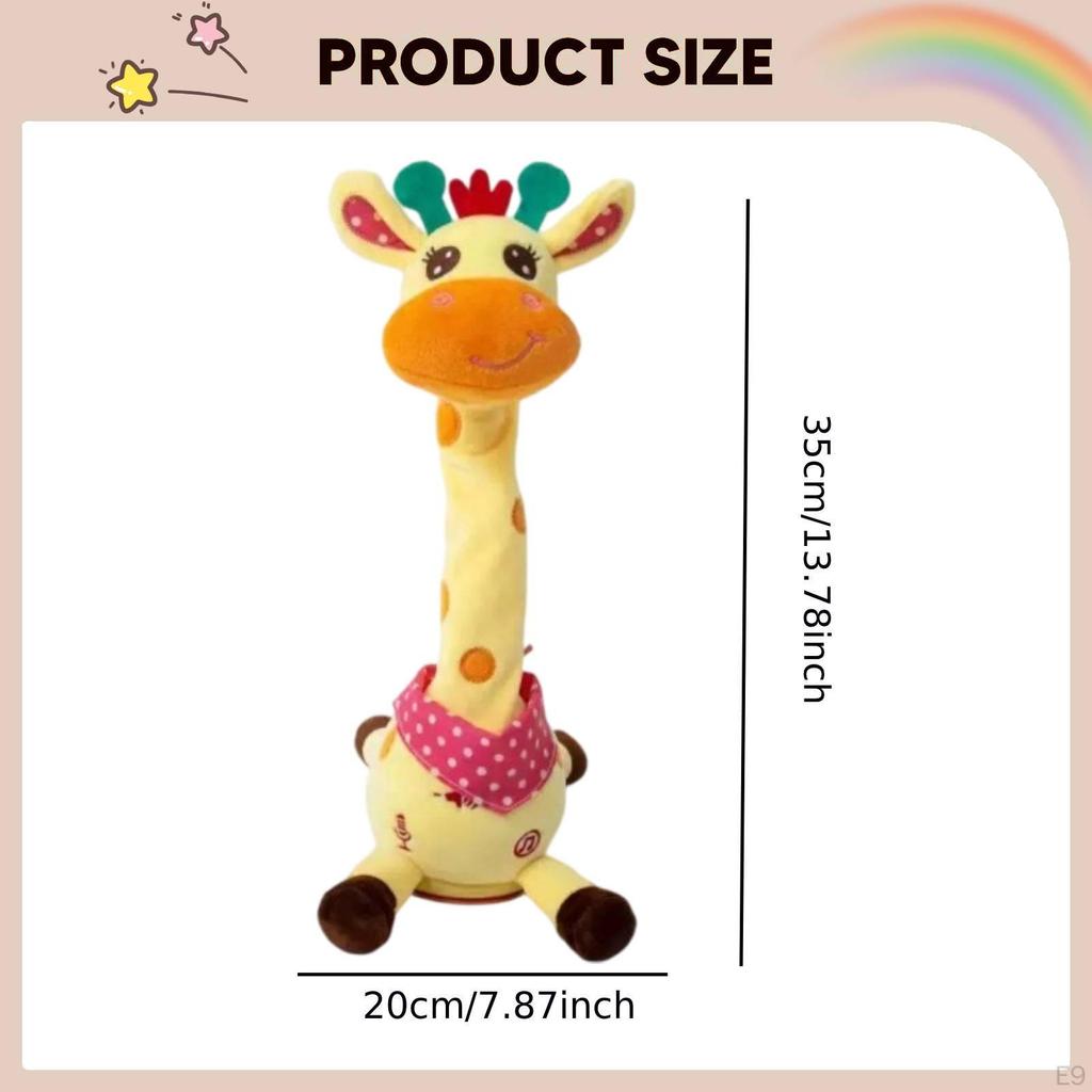Dancing Talking Animal Toy Interactive Electric Plush for Family Fun Children