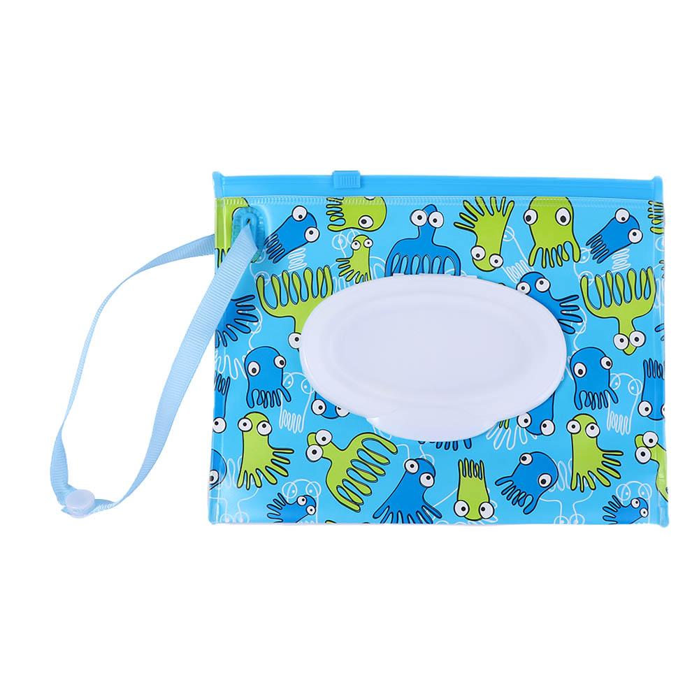 Lightweight Cute Reusable Eco-friendly Refillable Portable Wipes Case Wet Wipes Box Wipes Container Wet Wipes Bag