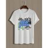 European Size Men's Summer Printed Short Sleeve T-Shirt Top