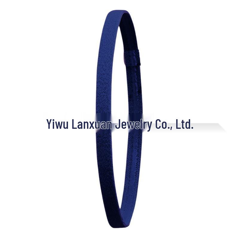 Elastic Candy Color Sports Yoga Headband - Popular European & American Hair Accessory for Running & Football.