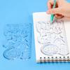 Rotatable Multi-Functional Drawing and Geometric Ruler Set for Students