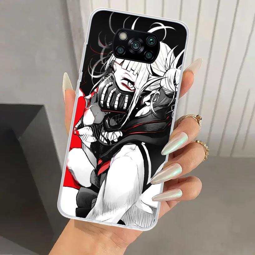 Himiko Toga Waifu Anime MHA Phone Case for Xiaomi Poco X5 X6 X7 Pro F7 Ultra M7 Redmi 15 15C 13 13C 12 12C 10 10A 10C 9 9A 9C 9T