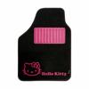 Hello Kitty Car Mat Set Black Pink (4 Pcs)