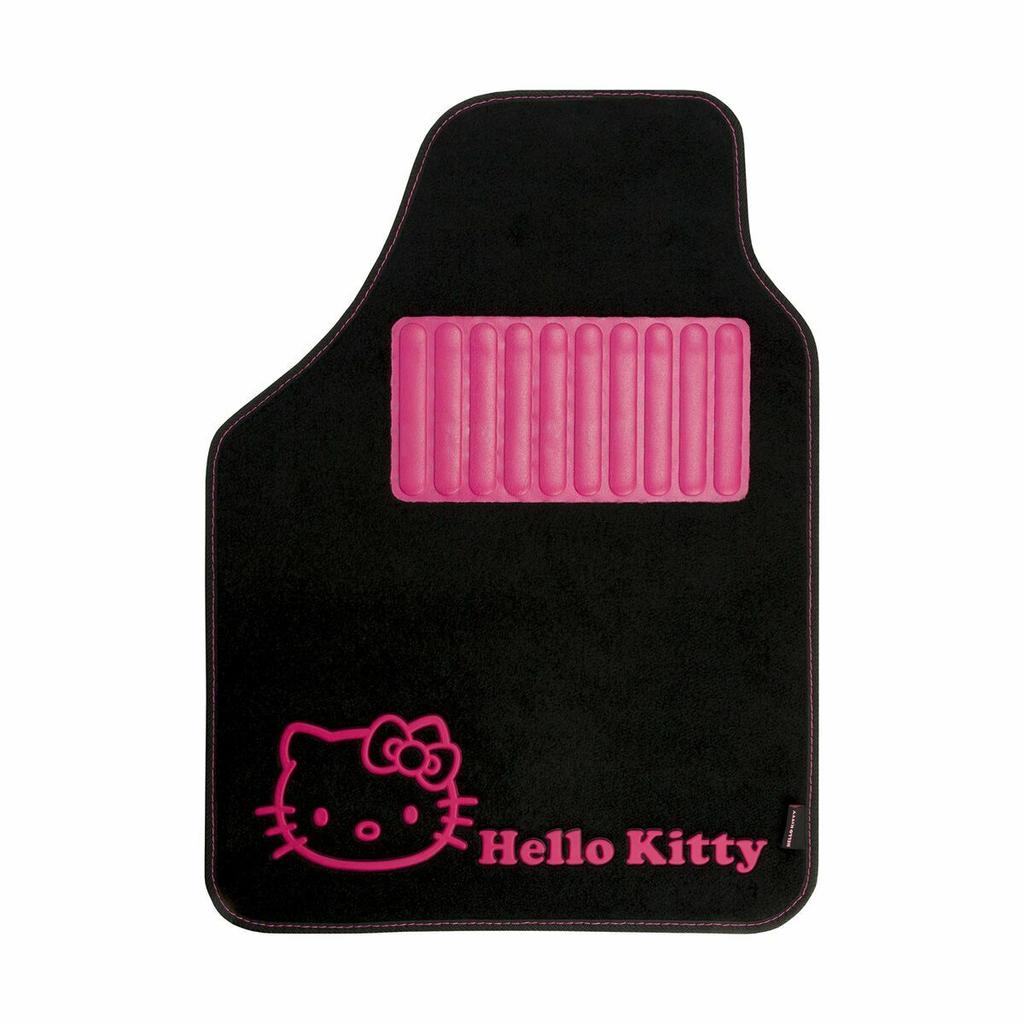 Hello Kitty Car Mat Set Black Pink (4 Pcs)