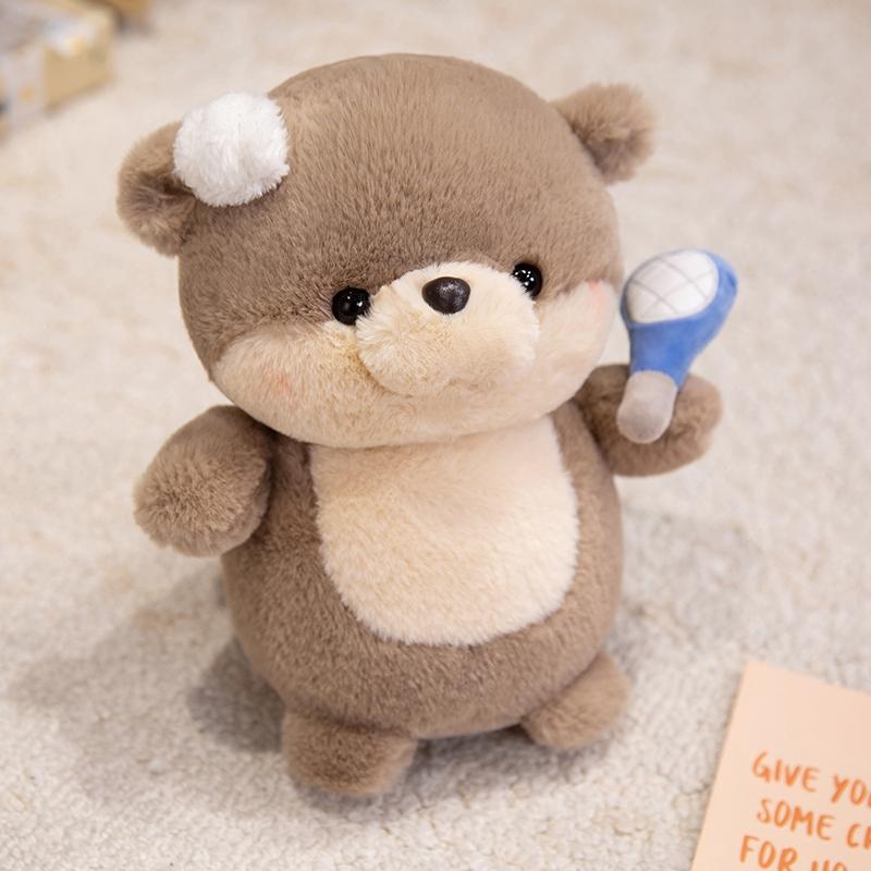 

23cm Sport Otter Kawaii Plush Toys Lovely Cartoon Otter Soft Stuffed Dolls Girls Boys Cute Toys Gift Home Decor Plush Toy Dolls 23cm