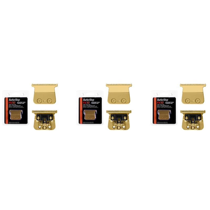 

3X Replacement Blades For Babylisspro FX787 & FX726 Trimmers, FX707 Replacement Blades Gold NONE золотой