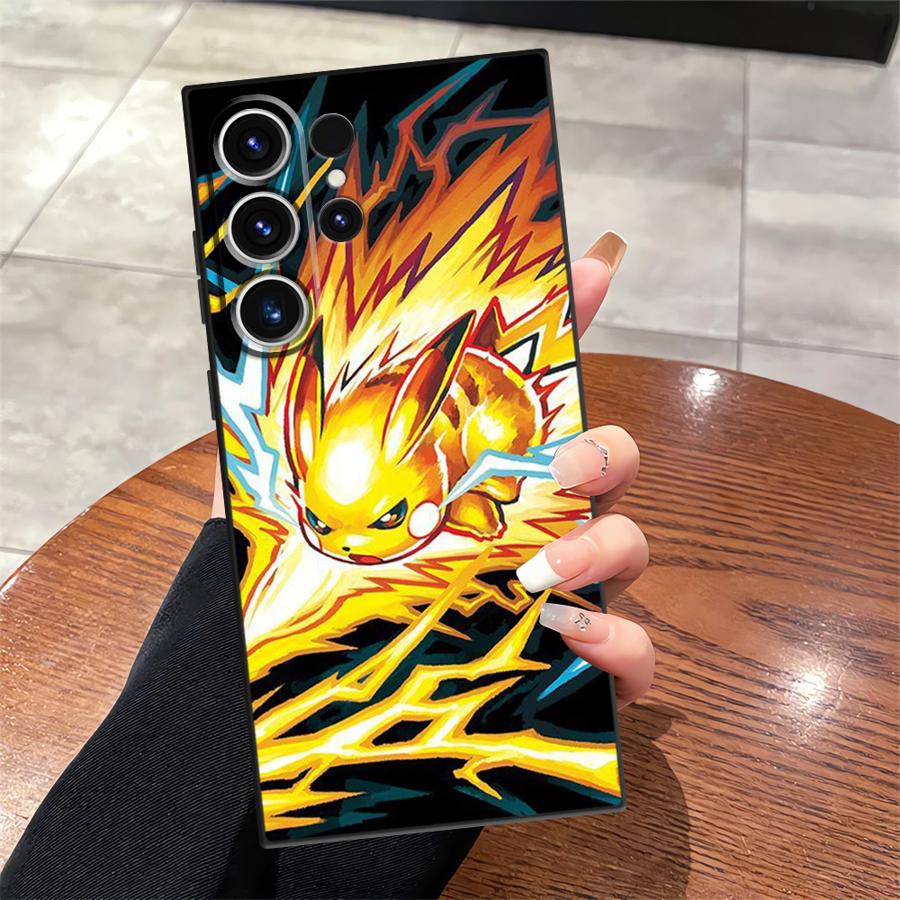 Cute Pokemon Pikachu Case for Samsung Galaxy S26 S10 S9 S24 Plus S23 S20 S21 FE S25 Ultra Note 20 Ultra 8 9 10 Funda Phone Cover