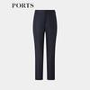 PORTS Women's Fall/Winter Navy Tapered Trousers
