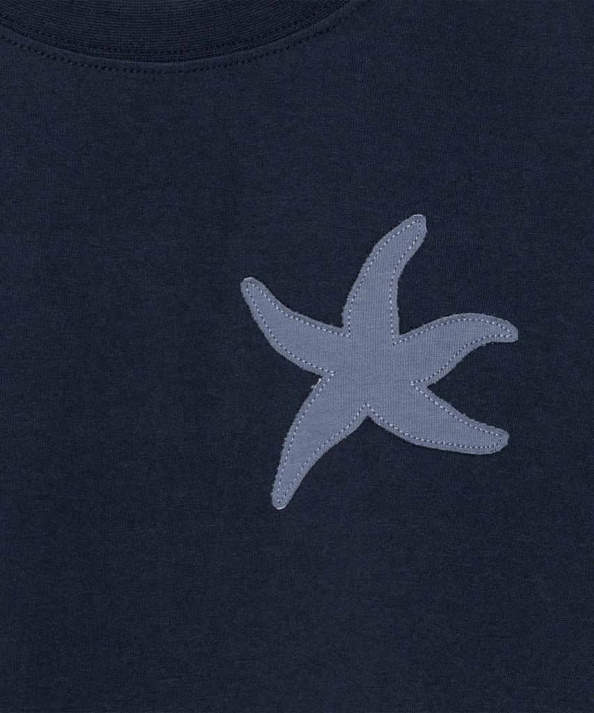 THE COLDEST MOMENT (W) Tcm Vintage Starfish Crop T (Navy)