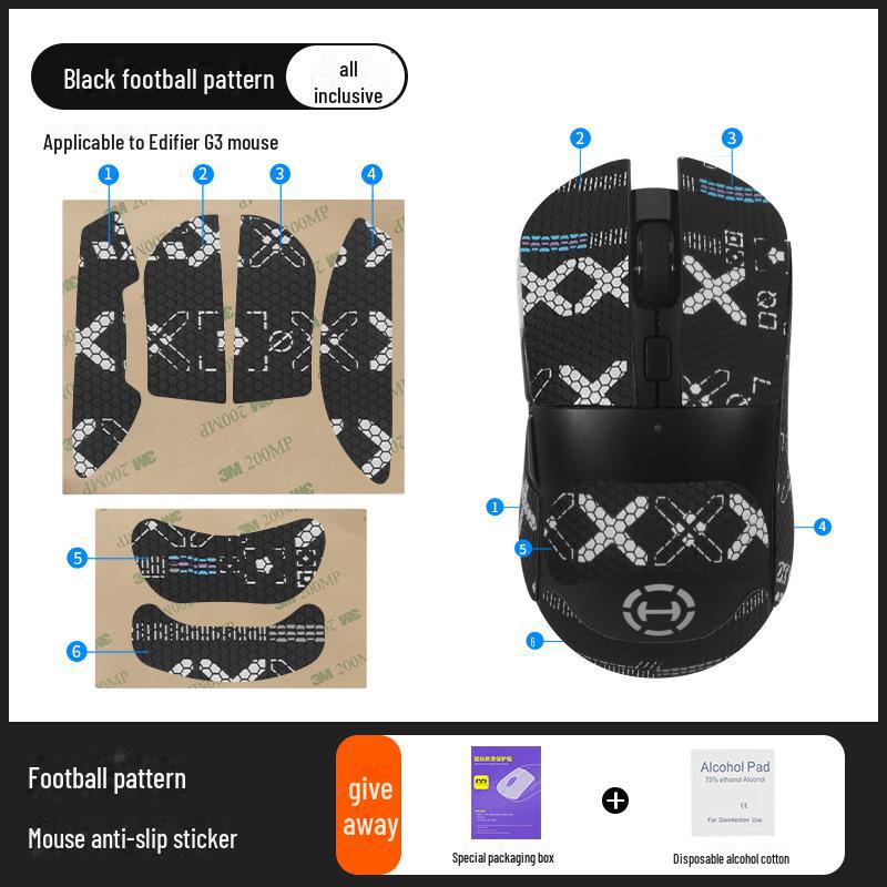 Edifier G3/G3M Anti-Rutsch- und Schweißabsorbierende Mausaufkleber