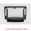 10 Inch Car Radio Fascias For Toyota Alphard Vellfire 2008-2015 Android Stereo Frame Player 2 Din Head Unit Panel With Cable
