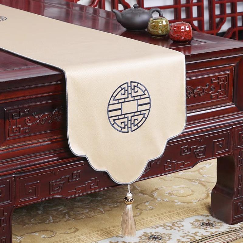 Proud Rose Novo Estilo Chinês Sala de Estar Simples Caminho de Mesa Mesa de Chá Bandeira Cobertura de Armário de TV Toalha de Mesa Decorações de Casamento