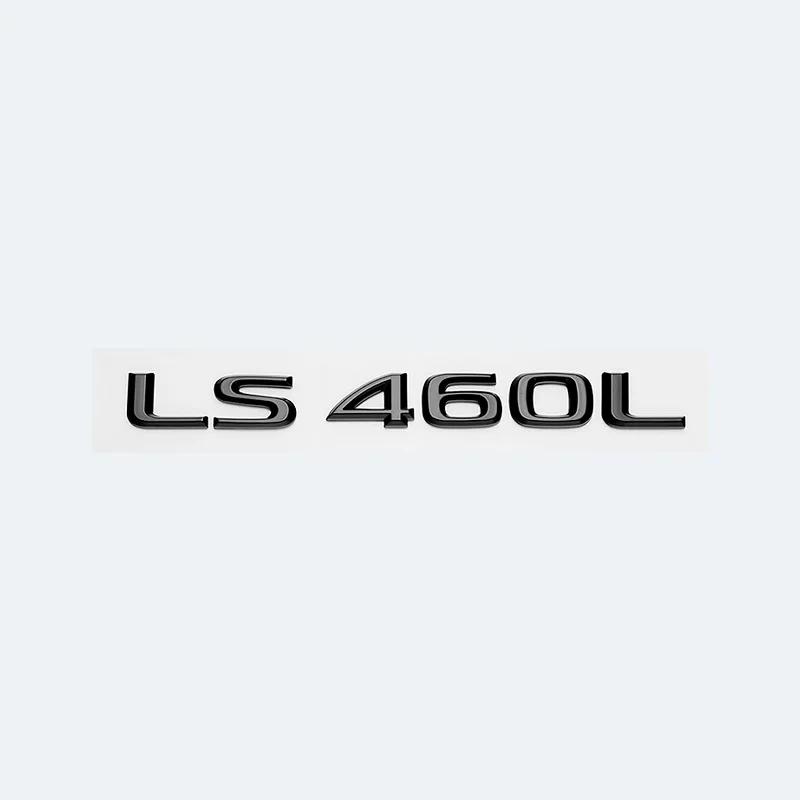 3D Chromowane Błyszczące Czarne Litery ABS LS350 LS400 LS460 LS460L LS500 LS500h HYBRID Emblemat Do Bagażnika Samochodu Lexus Odznaka Naklejka