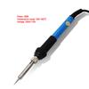 ערכות מלחם חשמלי לאיחוד אירופי, בריטניה, ארה"ב 110V 220V 60W מלחם מתכוונן טמפרטורה כלי תיקון עם 5 קצוות מלחם חוט הלחמה מעמד