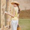 Xiangying Women's French Drape Neck Knit Top