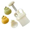 Cookie Stamps Pear Shape Mooncake Molds Hand Pressure MoonCake Maker DIY Bakings Tool for MidAutumn Festival
