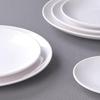 A5 Round Commercial Plastic Buffet and Fast Food Plate for Rice or Soup