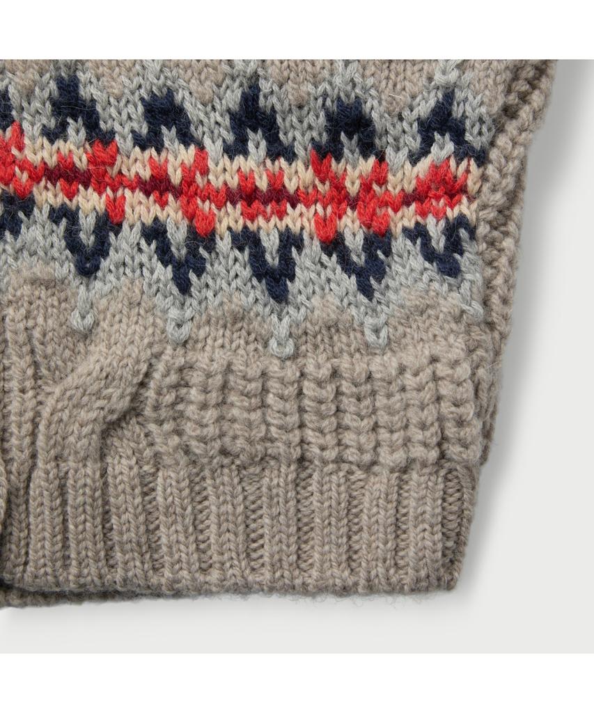 IROWOMEN Garik Over-Shoulder Nordic Cardigan Iowcw25101Bel