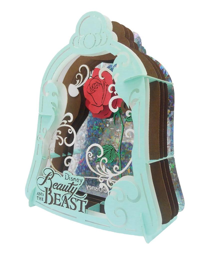 Disney Animation Beauty and the Beast Magical Rose Paper Theater