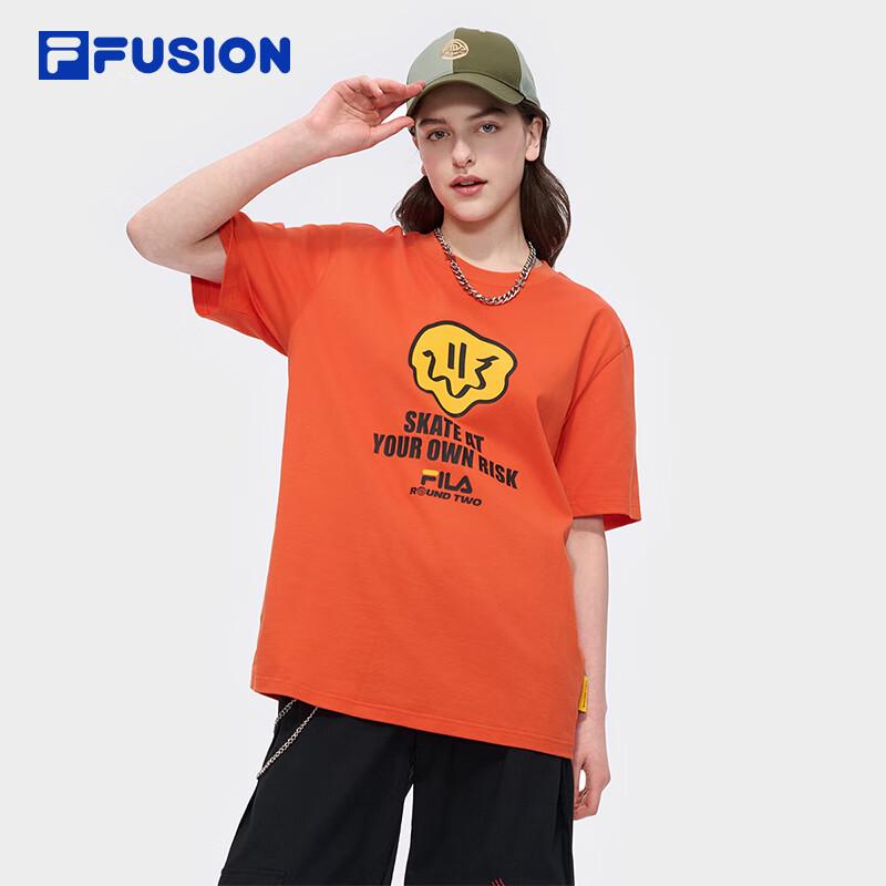 

FILA FUSION Unisex Knitted Short-Sleeve T-Shirt S