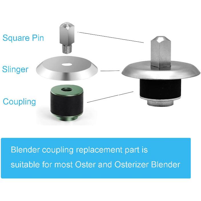 Blender Coupling Stud Slinger Pin Kit Blender Coupling Kit Replacement Accessories Parts Fit for Oster Osterizer Blender