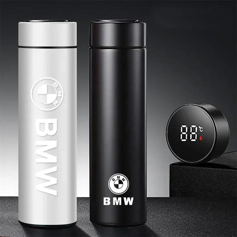 -500ml Car Smart Thermos Mug Stainless Steel ulated Water Bottle For BMW M X1 X2 X3 X5 X6 X7 E90 E60 E46 G20 G30 G32 F30 F40
