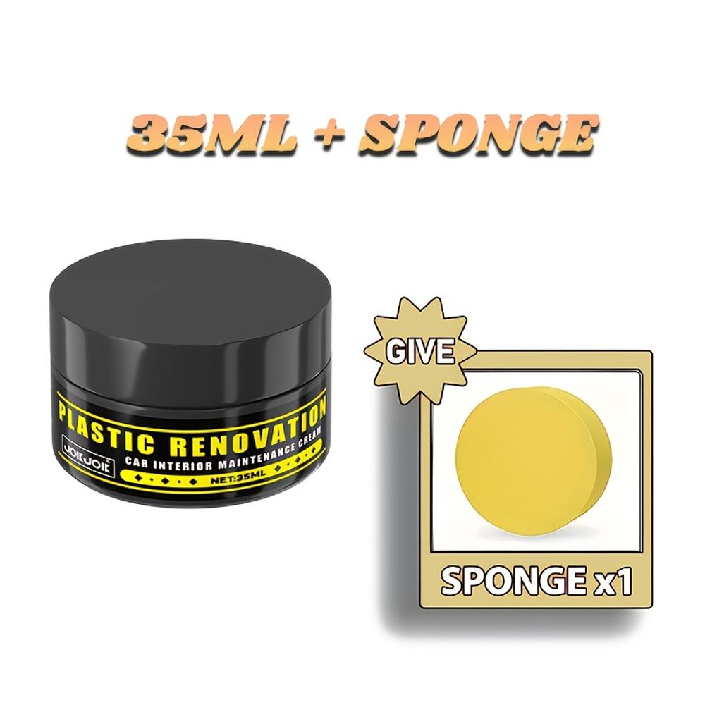 

JOKJOK Премиальный крем для восстановления пластика - Восстановитель для интерьера и экстерьера автомобиля, Удаление царапин и полировка для блеска, Долговечная защита